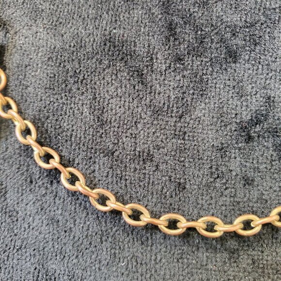 Women's Vintage Charming Charlie Ivory/Gray Tone Statement Necklace - Picture 8 of 9